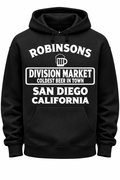 Mr. Robinson's Division Market Tribute Hoodie – "Coldest Beer in Town" | San Diego