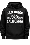 San Diego California Est. 1848 Hoodie – Bear Logo | Division Market SD